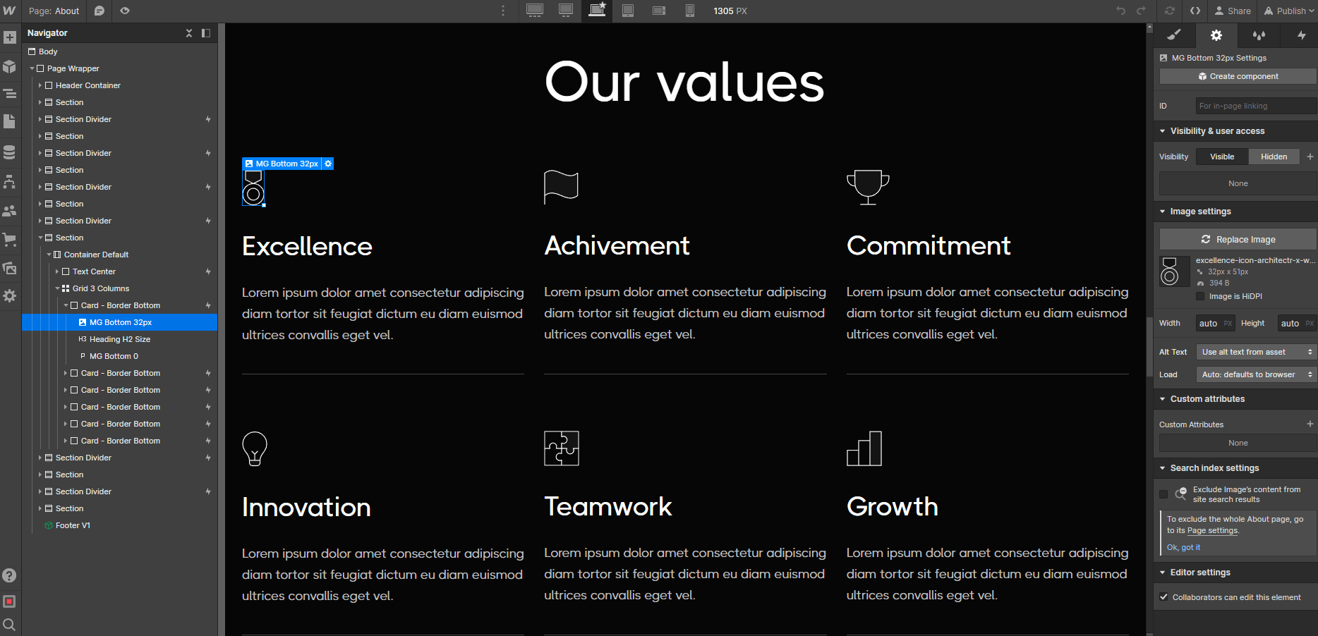 Icons and Graphics - Four Seasons Group